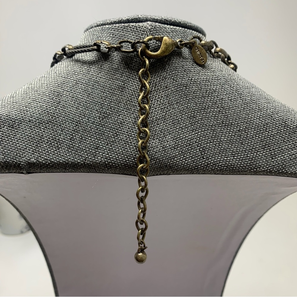 Chico’s Faux Pearl Multi-Stone Statement Necklace - Picture 7 of 8